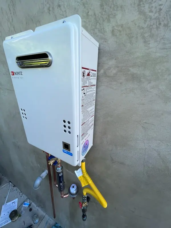 Tankless water heater installation for Long Branch Creek homes